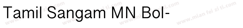 Tamil Sangam MN Bol字体转换